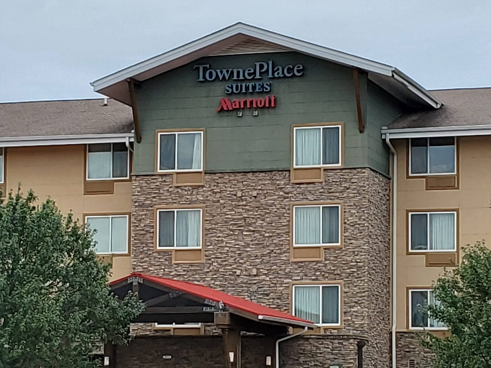 Hotel name sign